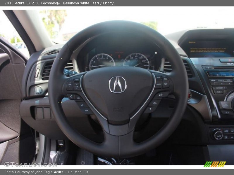 Bellanova White Pearl / Ebony 2015 Acura ILX 2.0L Technology