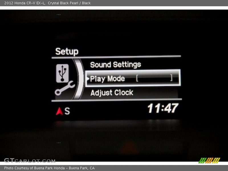 Crystal Black Pearl / Black 2012 Honda CR-V EX-L