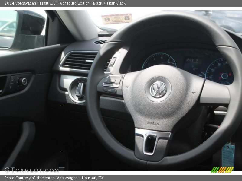 Black / Titan Black 2014 Volkswagen Passat 1.8T Wolfsburg Edition