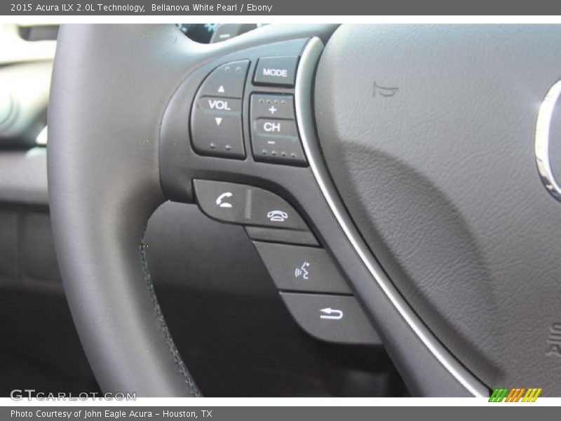 Bellanova White Pearl / Ebony 2015 Acura ILX 2.0L Technology