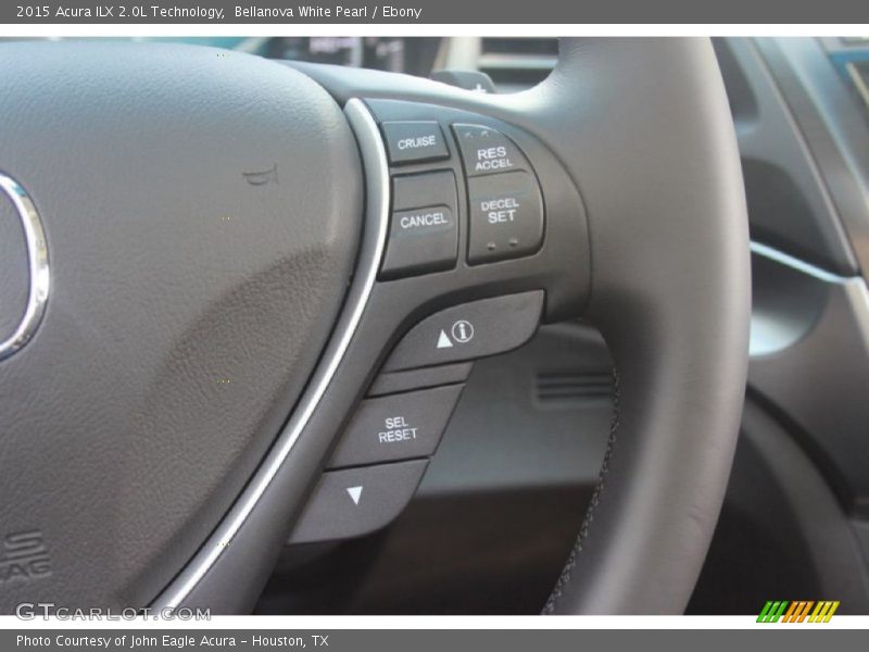 Bellanova White Pearl / Ebony 2015 Acura ILX 2.0L Technology