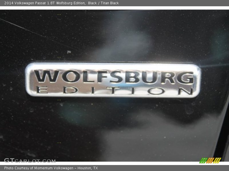 Black / Titan Black 2014 Volkswagen Passat 1.8T Wolfsburg Edition