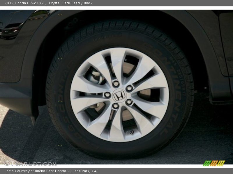 Crystal Black Pearl / Black 2012 Honda CR-V EX-L
