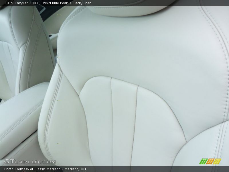 Vivid Blue Pearl / Black/Linen 2015 Chrysler 200 C
