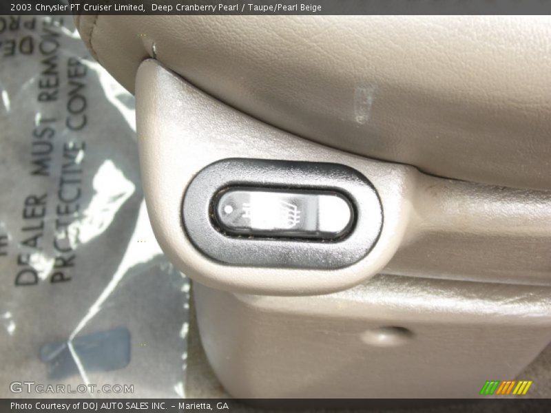 Deep Cranberry Pearl / Taupe/Pearl Beige 2003 Chrysler PT Cruiser Limited