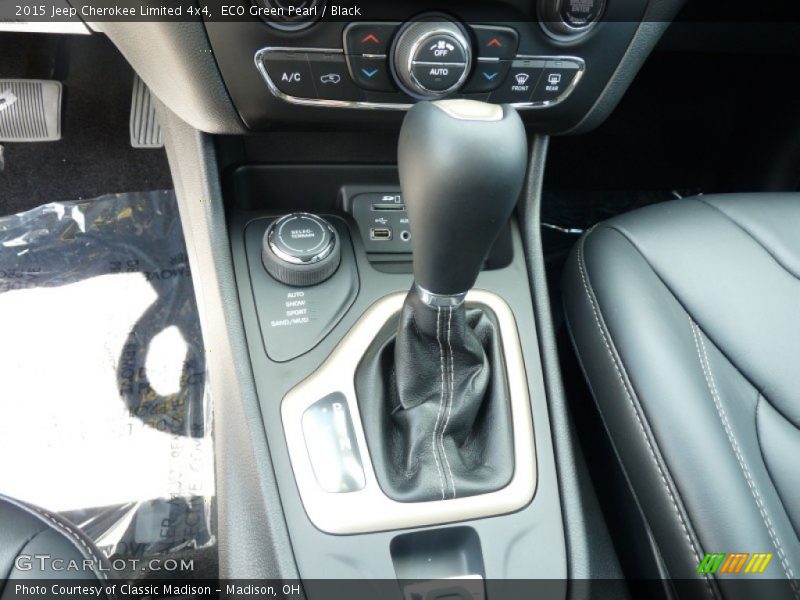 ECO Green Pearl / Black 2015 Jeep Cherokee Limited 4x4
