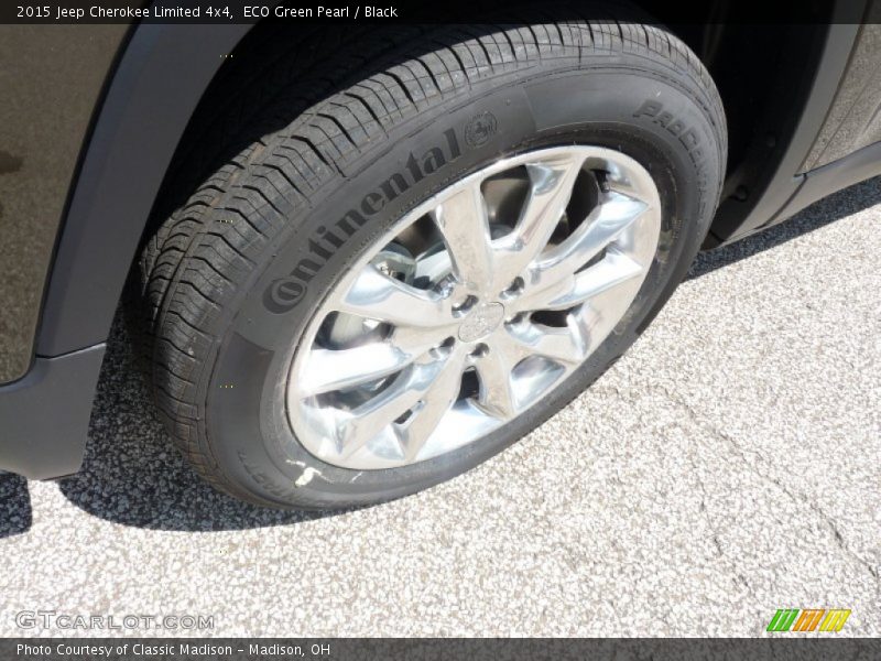ECO Green Pearl / Black 2015 Jeep Cherokee Limited 4x4