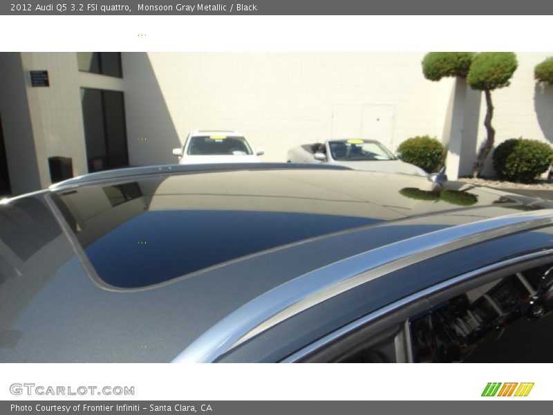Monsoon Gray Metallic / Black 2012 Audi Q5 3.2 FSI quattro