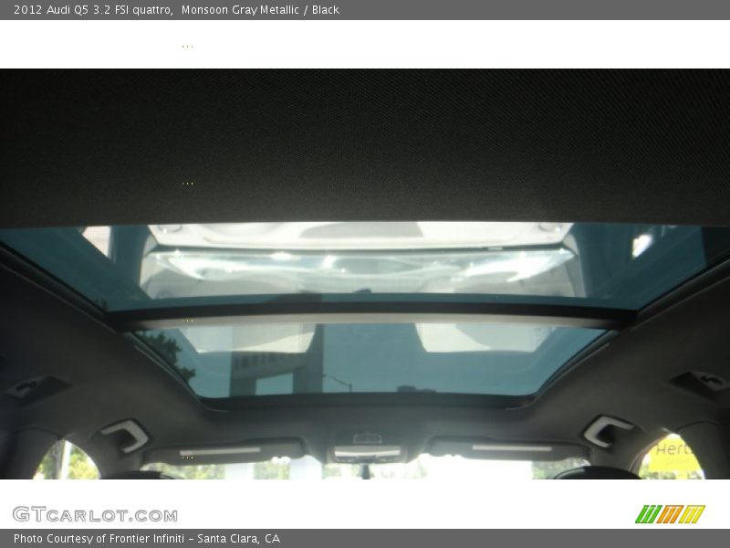 Monsoon Gray Metallic / Black 2012 Audi Q5 3.2 FSI quattro