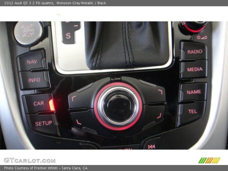 Monsoon Gray Metallic / Black 2012 Audi Q5 3.2 FSI quattro