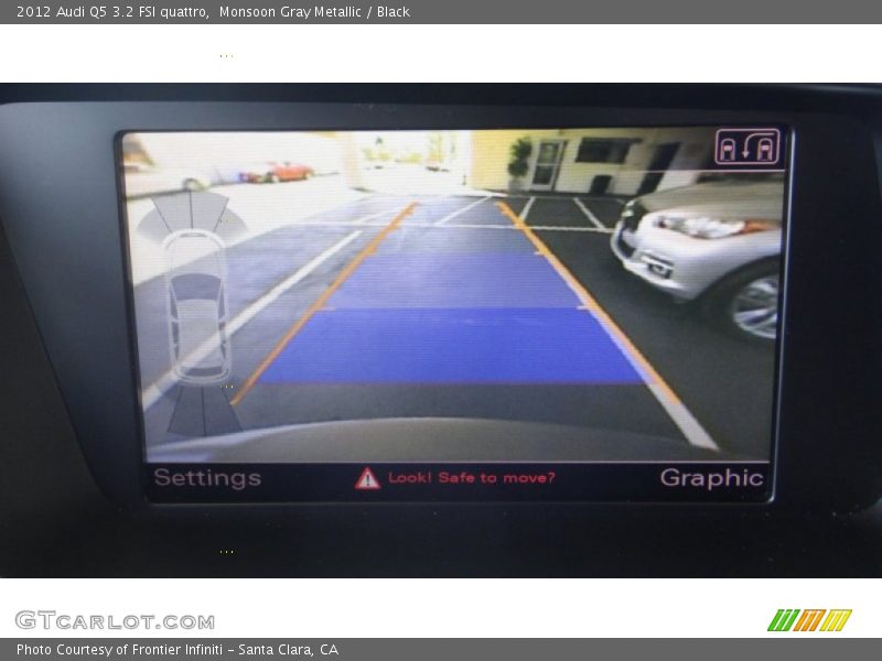 Monsoon Gray Metallic / Black 2012 Audi Q5 3.2 FSI quattro