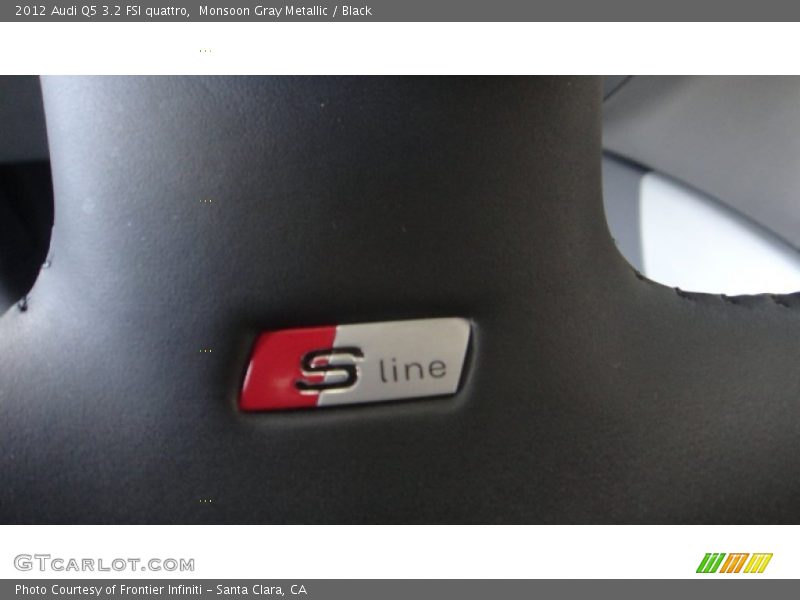 Monsoon Gray Metallic / Black 2012 Audi Q5 3.2 FSI quattro