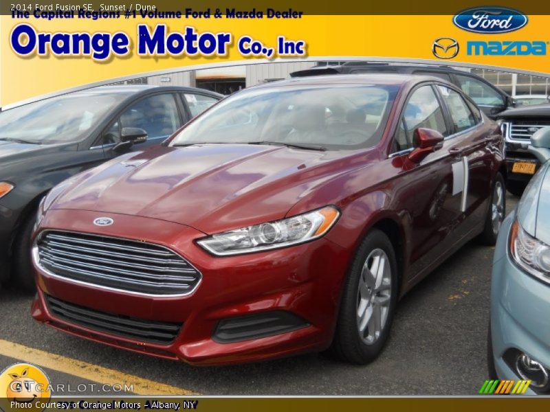 Sunset / Dune 2014 Ford Fusion SE