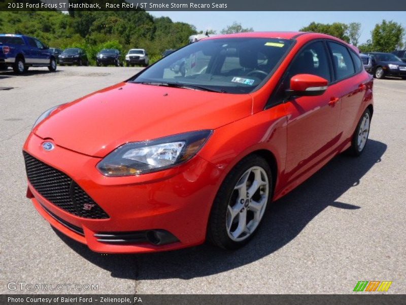 Race Red / ST Smoke Storm Recaro Seats 2013 Ford Focus ST Hatchback