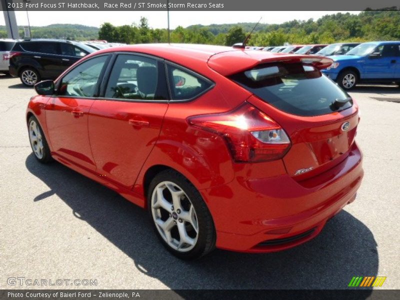 Race Red / ST Smoke Storm Recaro Seats 2013 Ford Focus ST Hatchback