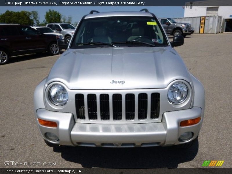 Bright Silver Metallic / Light Taupe/Dark Slate Gray 2004 Jeep Liberty Limited 4x4