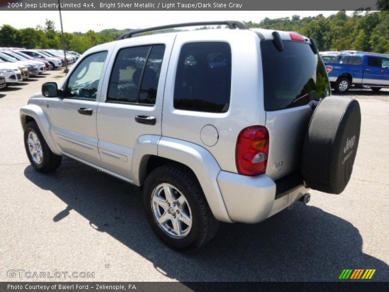 Bright Silver Metallic / Light Taupe/Dark Slate Gray 2004 Jeep Liberty Limited 4x4