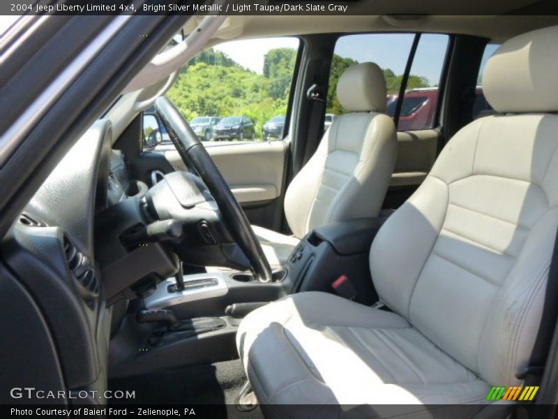 Bright Silver Metallic / Light Taupe/Dark Slate Gray 2004 Jeep Liberty Limited 4x4