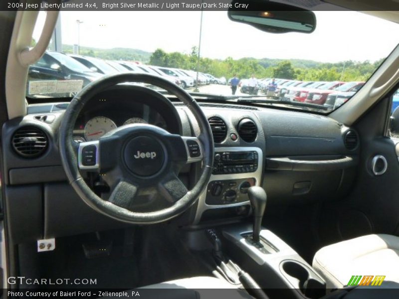 Bright Silver Metallic / Light Taupe/Dark Slate Gray 2004 Jeep Liberty Limited 4x4