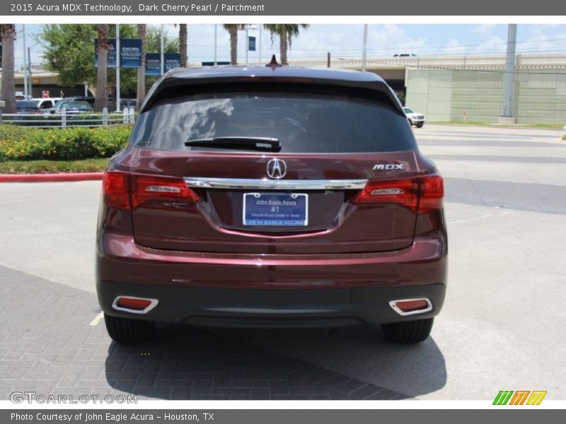 Dark Cherry Pearl / Parchment 2015 Acura MDX Technology