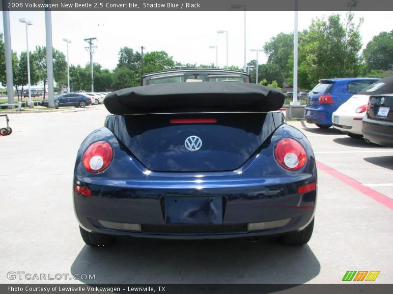 Shadow Blue / Black 2006 Volkswagen New Beetle 2.5 Convertible