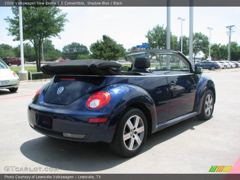Shadow Blue / Black 2006 Volkswagen New Beetle 2.5 Convertible