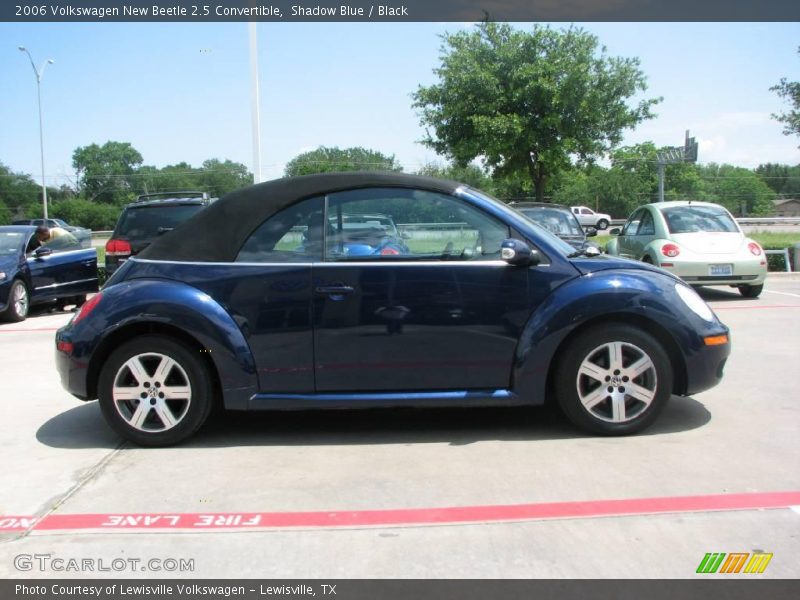 Shadow Blue / Black 2006 Volkswagen New Beetle 2.5 Convertible