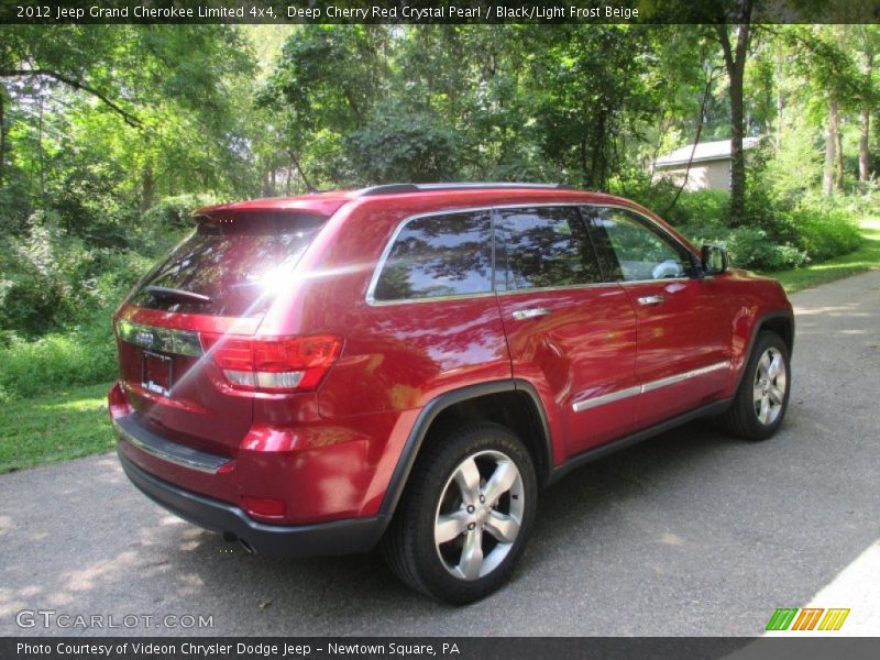 Deep Cherry Red Crystal Pearl / Black/Light Frost Beige 2012 Jeep Grand Cherokee Limited 4x4