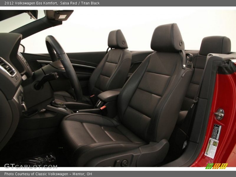 Salsa Red / Titan Black 2012 Volkswagen Eos Komfort