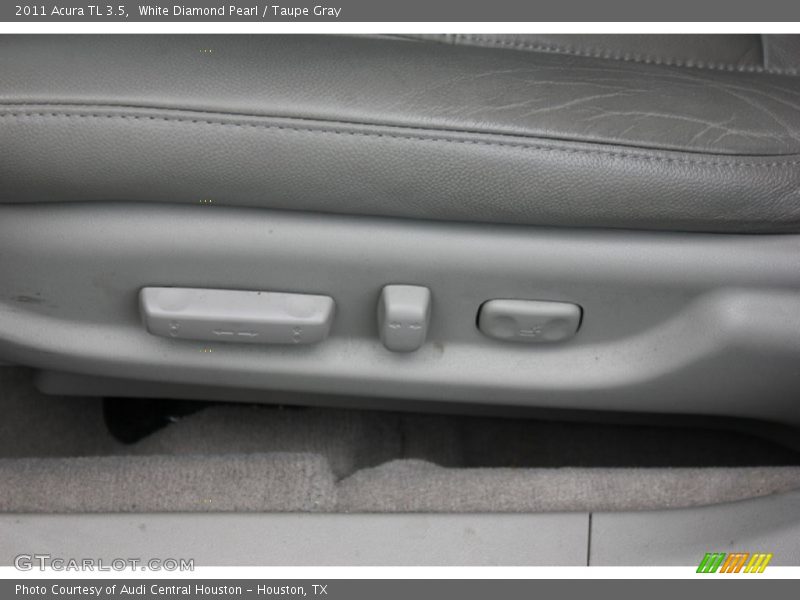 White Diamond Pearl / Taupe Gray 2011 Acura TL 3.5