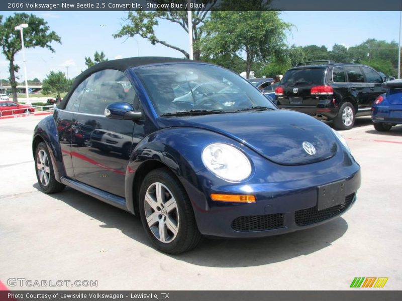 Shadow Blue / Black 2006 Volkswagen New Beetle 2.5 Convertible