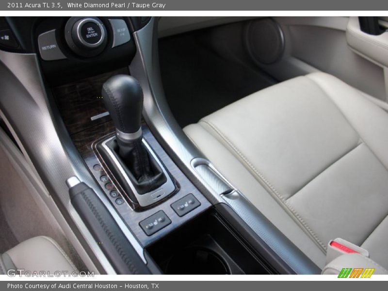 White Diamond Pearl / Taupe Gray 2011 Acura TL 3.5
