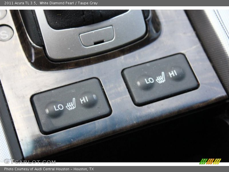 White Diamond Pearl / Taupe Gray 2011 Acura TL 3.5