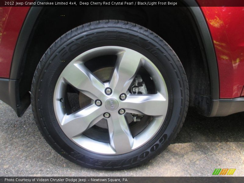 Deep Cherry Red Crystal Pearl / Black/Light Frost Beige 2012 Jeep Grand Cherokee Limited 4x4