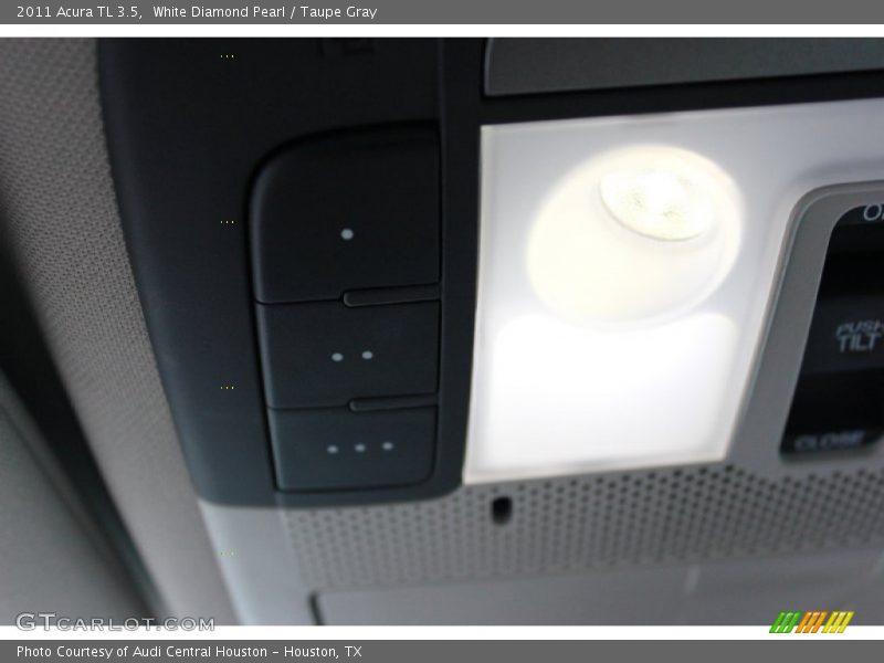 White Diamond Pearl / Taupe Gray 2011 Acura TL 3.5