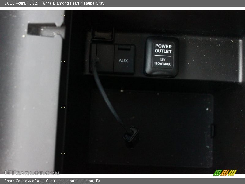 White Diamond Pearl / Taupe Gray 2011 Acura TL 3.5
