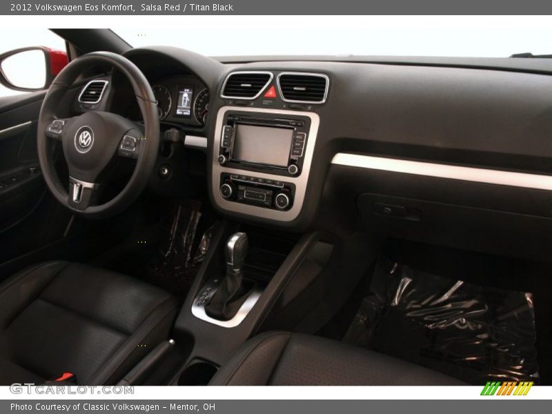 Salsa Red / Titan Black 2012 Volkswagen Eos Komfort