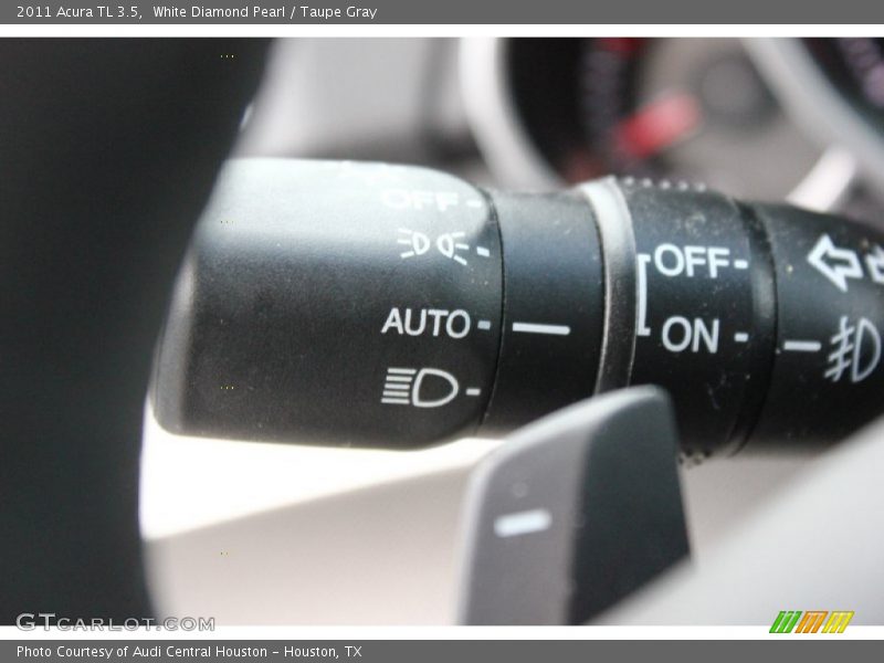 White Diamond Pearl / Taupe Gray 2011 Acura TL 3.5