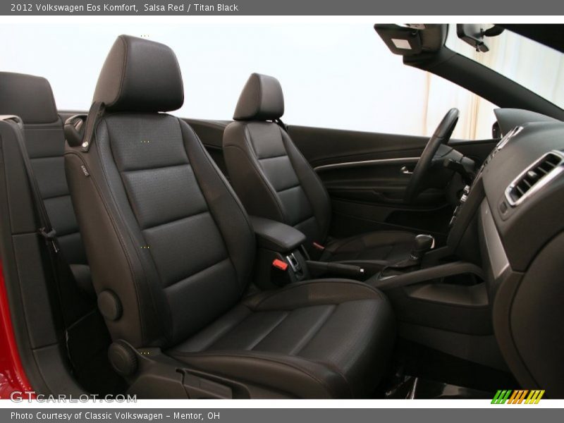Salsa Red / Titan Black 2012 Volkswagen Eos Komfort