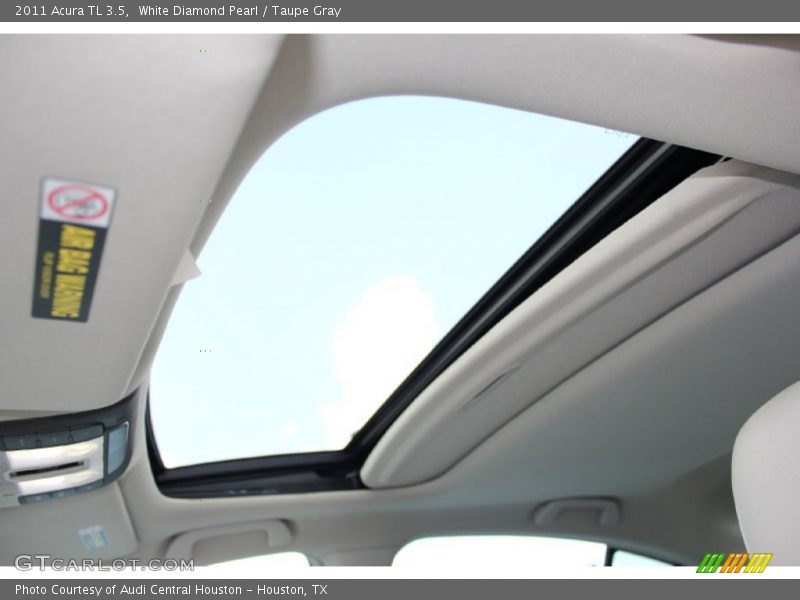 White Diamond Pearl / Taupe Gray 2011 Acura TL 3.5