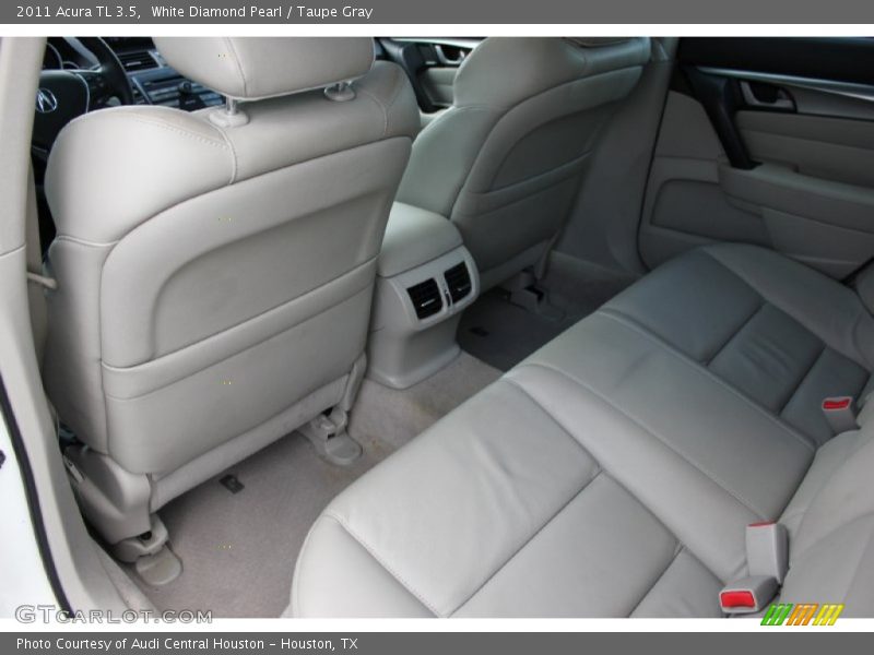 White Diamond Pearl / Taupe Gray 2011 Acura TL 3.5