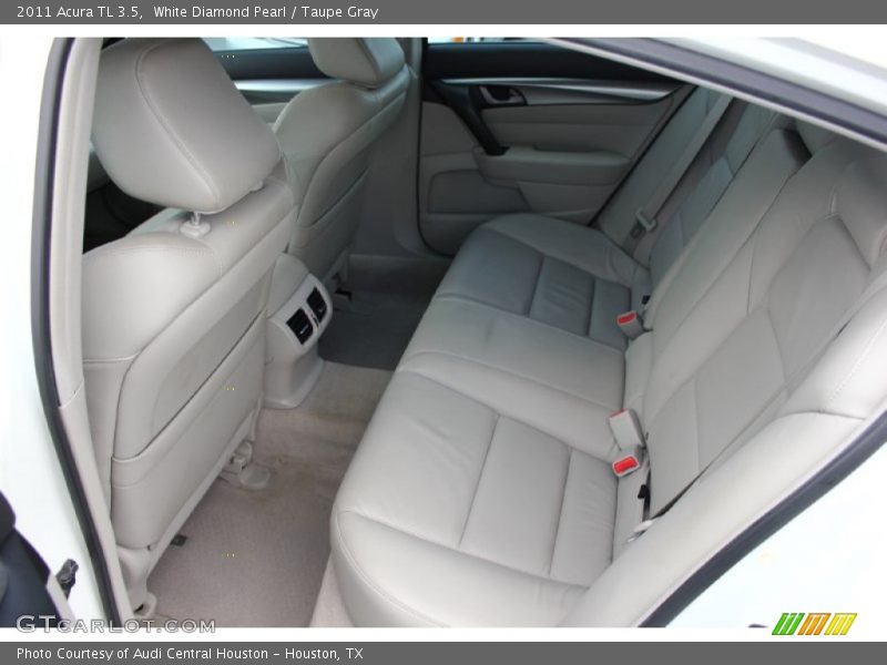 White Diamond Pearl / Taupe Gray 2011 Acura TL 3.5