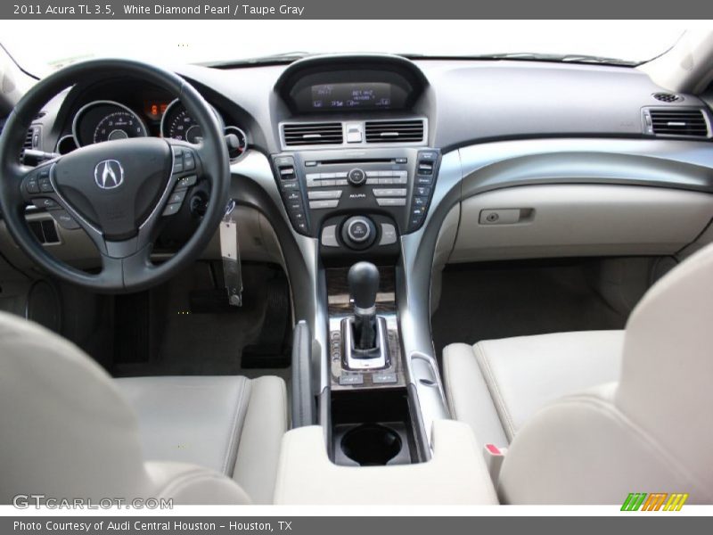 White Diamond Pearl / Taupe Gray 2011 Acura TL 3.5