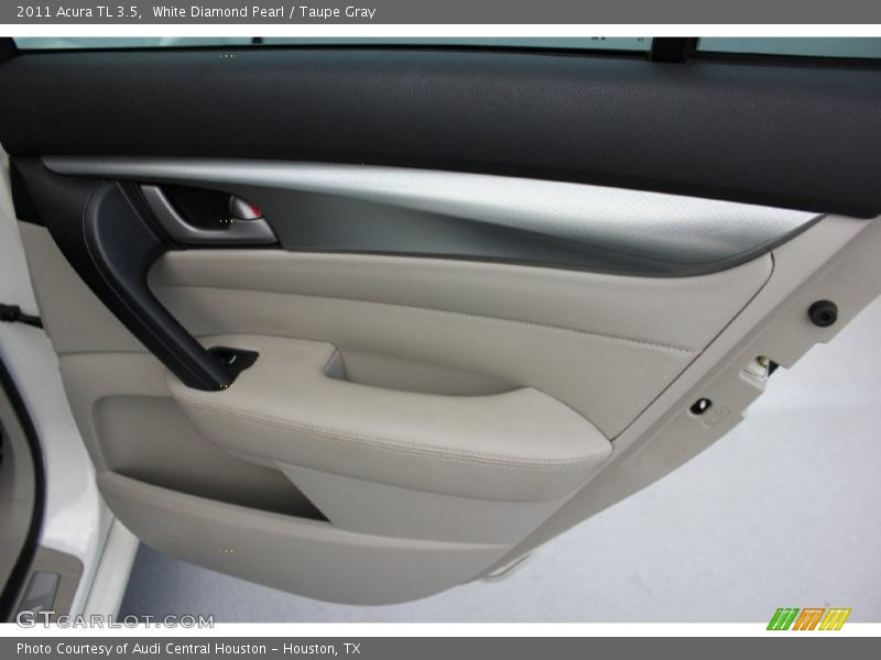 White Diamond Pearl / Taupe Gray 2011 Acura TL 3.5