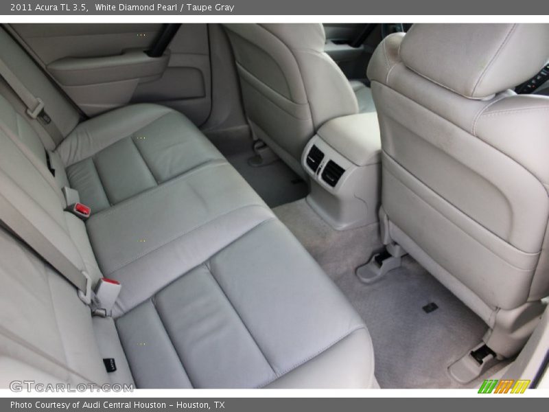White Diamond Pearl / Taupe Gray 2011 Acura TL 3.5