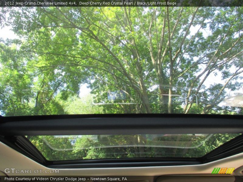 Deep Cherry Red Crystal Pearl / Black/Light Frost Beige 2012 Jeep Grand Cherokee Limited 4x4