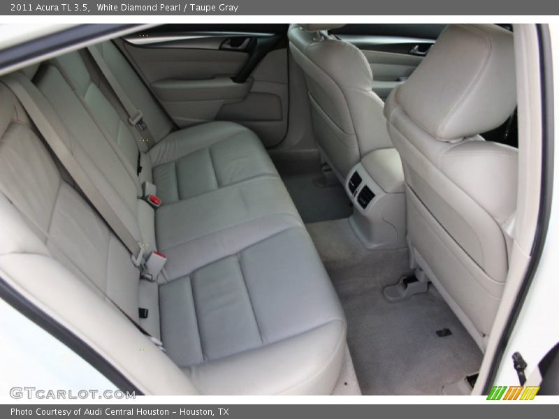 White Diamond Pearl / Taupe Gray 2011 Acura TL 3.5