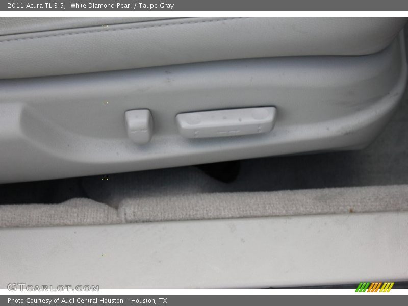 White Diamond Pearl / Taupe Gray 2011 Acura TL 3.5