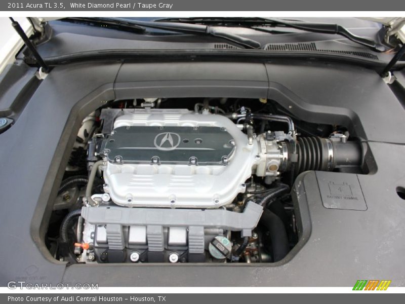 White Diamond Pearl / Taupe Gray 2011 Acura TL 3.5
