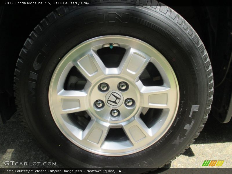 Bali Blue Pearl / Gray 2012 Honda Ridgeline RTS
